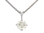 Jewellery, PENDANT/CHAIN, 18K white gold, in auction: Classic – Saturday 21 November 2020