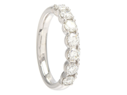 Jewellery - ETERNITY RING, 18K white gold - View 1