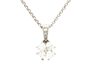 Jewellery, PENDANT WITH CHAIN, 18K white gold, in auction: Classic – Saturday 21 November 2020