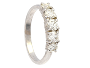 Jewellery, ETERNITY RING, 18K white gold, in auction: Classic – Saturday 21 November 2020
