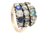 Jewellery, RING, 14K gold/silver, in auction: Classic – Saturday 21 November 2020