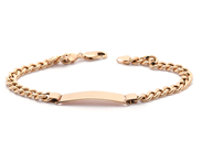 Jewellery, Bracelet 18K 12,2g 21,5cm, with flat, in auction: Pawn – Tuesday 15 December 2020