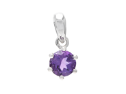 Jewellery - PENDANT, 18K white gold with amethyst 0,35 ct - View 1