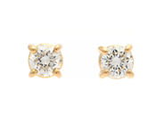 Jewellery, SOLITAIRE EARRINGS, 18K gold, in auction: Modern – Saturday 16 January 2021