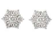 Jewellery, EARRINGS, 18K white gold, in auction: Classic – Saturday 30 January 2021