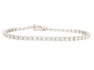 Jewellery, TENNIS BRACELET, 18K white gold, in auction: Classic – Saturday 30 January 2021
