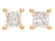 Jewellery - SOLITAIRE EARRINGS, 18K gold - View 1