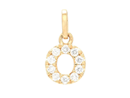 Jewellery - LETTER PENDANT, letter O - View 1