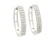 Jewellery - EARRINGS, 18K white gold - View 1