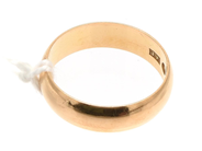 Jewellery, Plain Ring 18K, Ø18 3/4, in auction: Pawn – Tuesday 2 March 2021