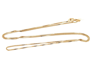 Jewellery, Necklace 18K, Box-chain, in auction: Pawn – Tuesday 2 March 2021