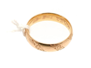 Lot, Plain Ring 18K, not round, in auction: Pawn – Tuesday 2 March 2021