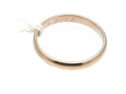 Lot, Plain Ring 18K white gold, personlig engraving, in auction: Pawn – Tuesday 2 March 2021