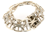 Jewellery, Bracelet S925, X-bracelet with bar, in auction: Pawn – Tuesday 2 March 2021