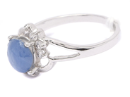 Jewellery, Ring S925 with stones, Ø18 1/4, in auction: Pawn – Tuesday 2 March 2021