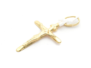 Jewellery, Pendant 18K 0,6g Length: 3,3cm, Crucifix, in auction: Pawn – Tuesday 2 March 2021