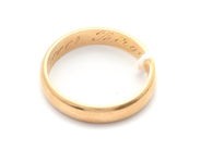 Lot, Ring 18K 3,6g Ø16½, engraved, in auction: Pawn – Tuesday 2 March 2021