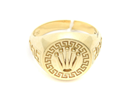 Lot - Signet ring 18K 8,6g Ø19¾ - View 1