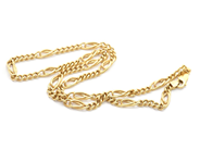 Lot, Chain 18K 13,9g 47cm, dented i bracelet, in auction: Pawn – Tuesday 2 March 2021