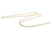 Jewellery - Chain "curb" with bar 14K 2,4g 52cm - View 1