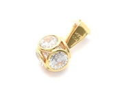 Jewellery, Pendant 18K 0,7g, with white stones , in auction: Pawn – Tuesday 2 March 2021