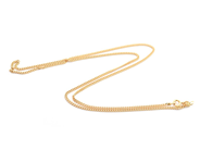 Jewellery, Chain "curb" 18K 5,9g 50,5cm, in auction: Pawn – Tuesday 2 March 2021