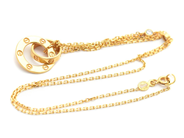 Lot - Necklace 21K 6,7g 43cm, with white stones  - View 1