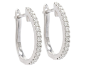 Jewellery - EARRINGS, 18K white gold - View 1