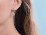 Jewellery - EARRINGS, 18K white gold - View 2