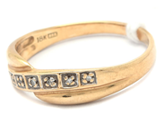Jewellery, Ring 18K 2,7g Ø18, with small diamonds, in auction: Pawn – Tuesday 1 June 2021