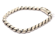 Jewellery, Bracelet S925 53,4g 23,0cm width 5mm, in auction: Pawn – Tuesday 1 June 2021