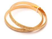 Jewellery - Bangles 2 items 18K 13,1g Ø59mm - View 1