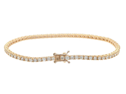 Jewellery - TENNIS BRACELET, 18K gold - View 2