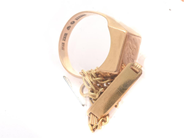Lot - Lot of gold 18K 8,9g defect monogram - View 1