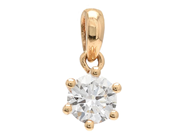 Jewellery - SOLITAIRE PENDANT, 18K gold - View 1
