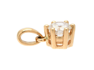 Jewellery - SOLITAIRE PENDANT, 18K gold - View 2