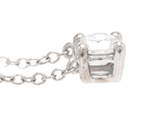 Jewellery - SOLITAIRE NECKLACE, platinum 950 - View 2