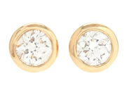 Jewellery - SOLITAIRE EARRINGS, 18K gold - View 1