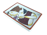 Ceramics - Dish "Karneval" Stig Lindberg 20x30cm  - View 1