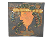 Ceramics - Väggrelif Stig Lindberg 36x37cm  - View 1