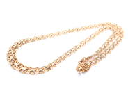 Lot - Chain graduated X-bracelet with bar 18K 15,3g length: 42,5cm width: 5,6-9,1mm, damaged bracelet - View 1