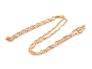 Jewellery - Chain Singapore 18K 4,3g length: 40,6cm width: 2,3mm - View 1
