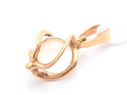 Jewellery - Pendant 18K 0,7g height: 16mm width: 7mm, with stone - View 1