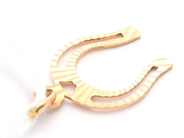 Jewellery - Pendant 18K 0,7g height: 22mm width: 14mm, horse shoe - View 1