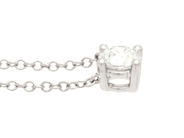 Jewellery - SOLITAIRE NECKLACE, 18K white gold - View 2