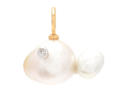 Jewellery - PEARL PENDANT, 18K gold/white gold - View 1