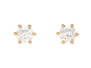Jewellery - SOLITAIRE EARRINGS, 18K gold - View 1