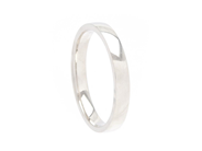 Jewellery - PLAIN RING, 18K white gold - View 1