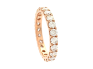 Jewellery - FULL ETERNITY RING, 18K rose gold - View 3