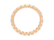 Jewellery - FULL ETERNITY RING, 18K rose gold - View 4